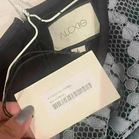 NWT ALEXIS MAELI Blue Lace Dress - perfect condition - Picture 4 of 4